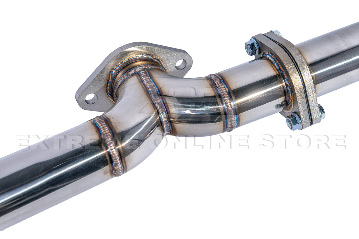 2022-Present Toyota GR86 Subaru BRZ BOSO Style Muffler Delete Axle Back Exhaust