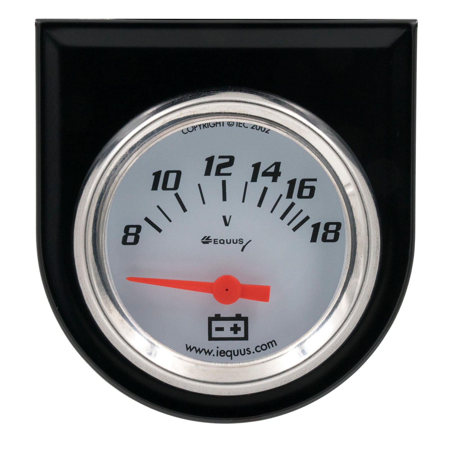 2 In. White Voltmeter Kit