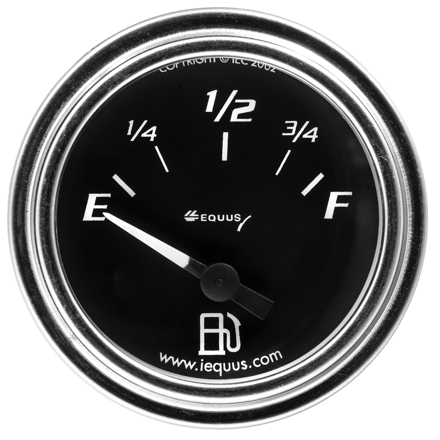 2 In Chrome Fuel Level Gauge GM