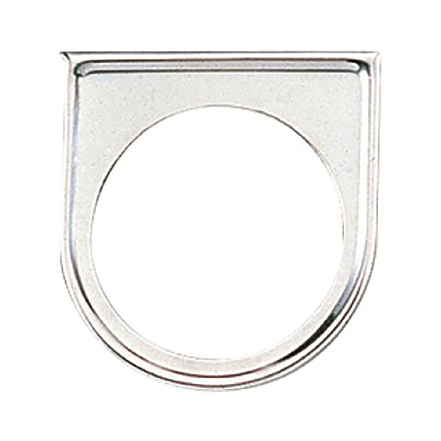 2 In. Chrome Single Mounting Panel