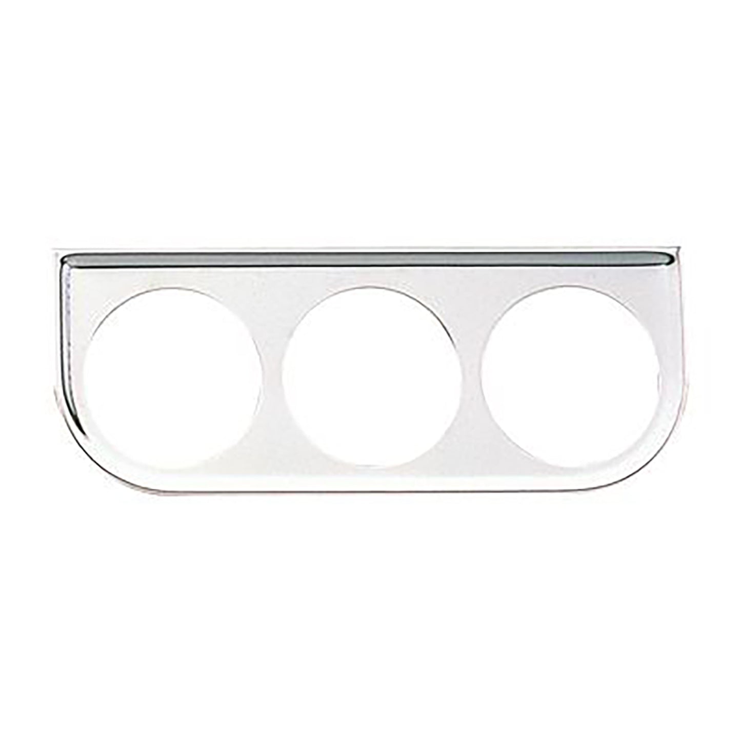 2 In. Chrome Triple Mounting Panel