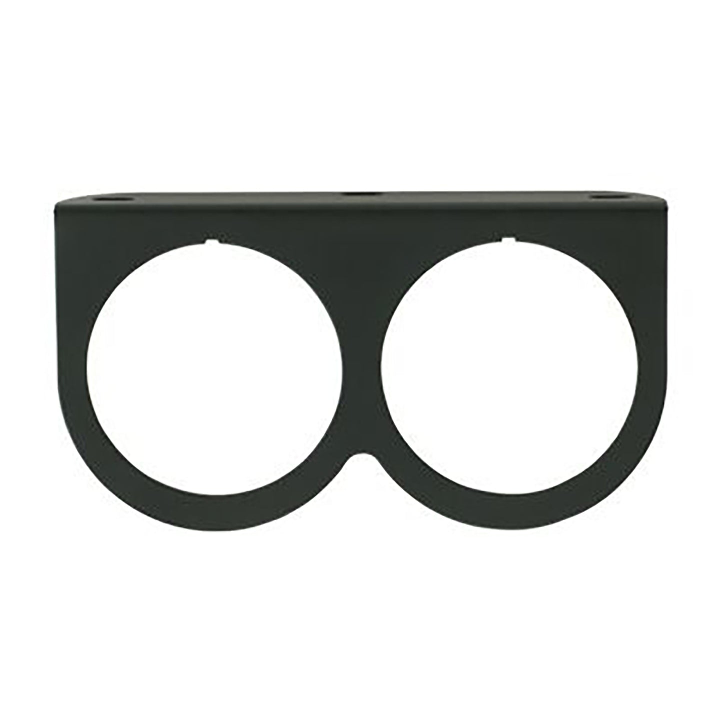 2 In. Black Double Gauge Mounting Panel