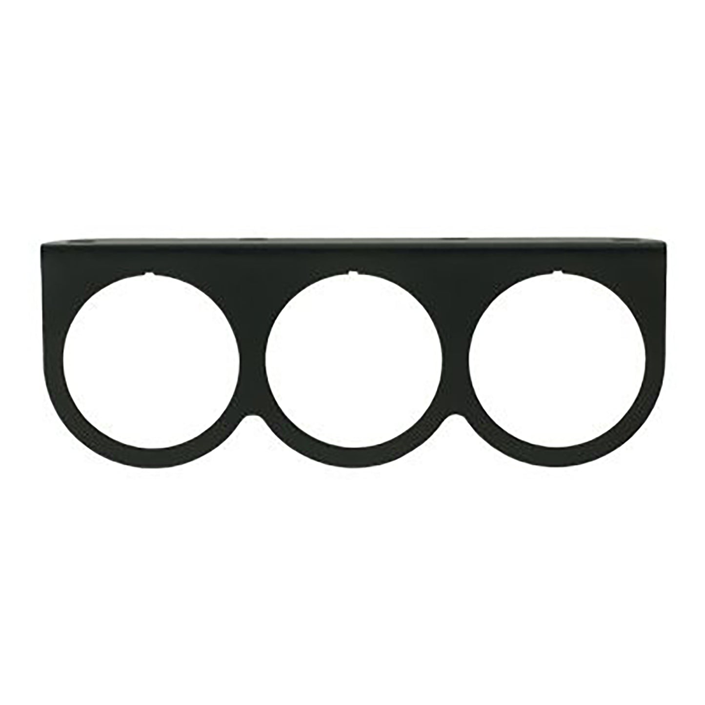 2 In. Black Triple Gauge Mounting Panel