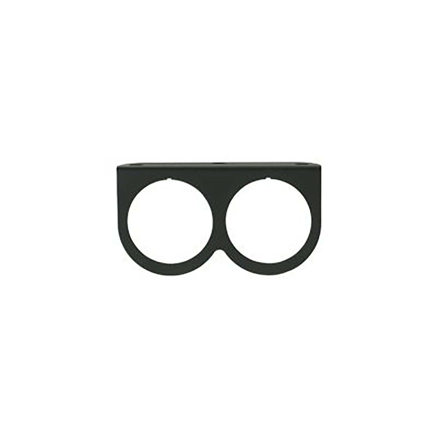 2-5/8 In. Black Double Gauge Mounting Panel