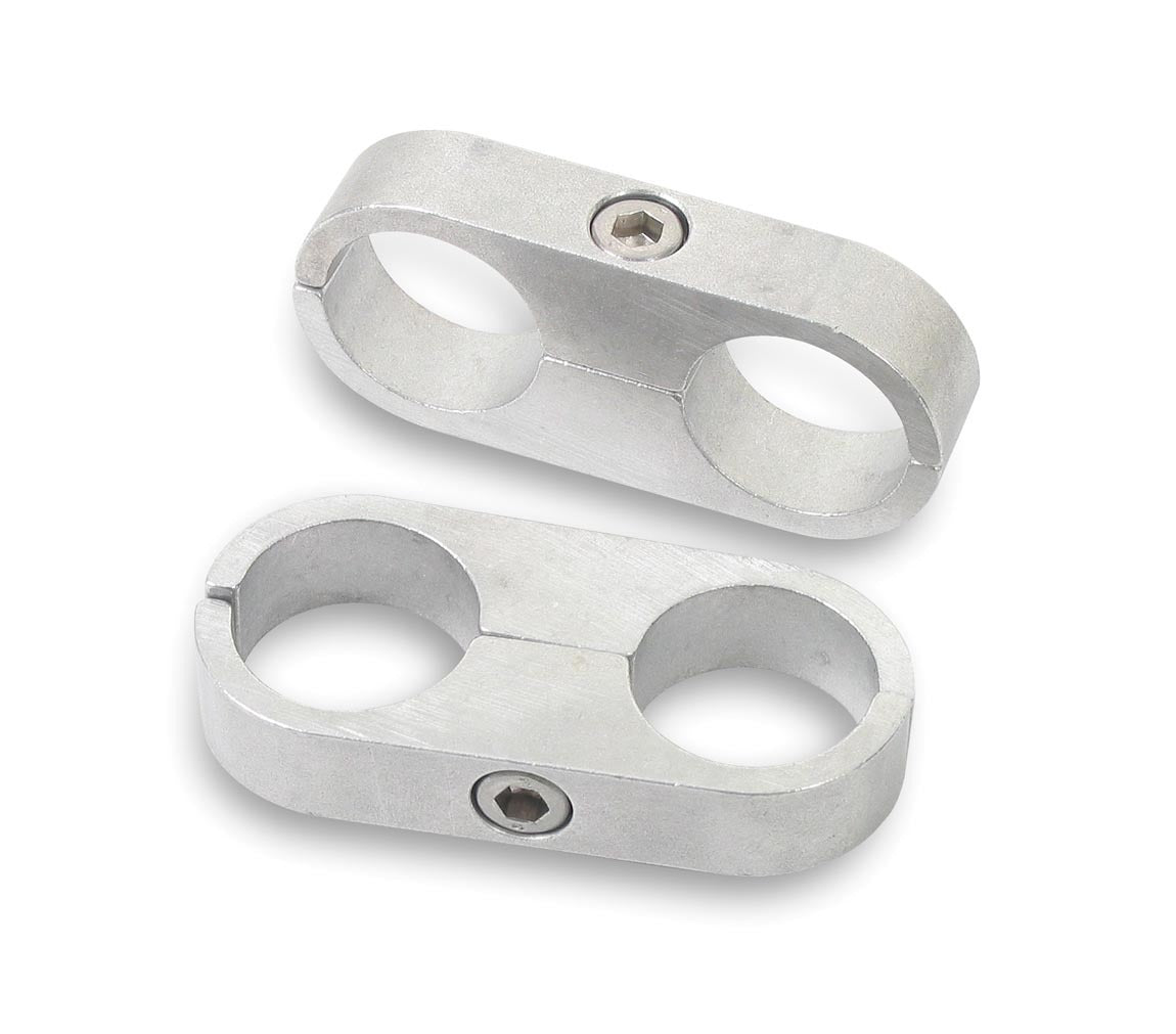 1/2in. Polished Alum. Hose/Tube Separators-2pk - 167208ERL