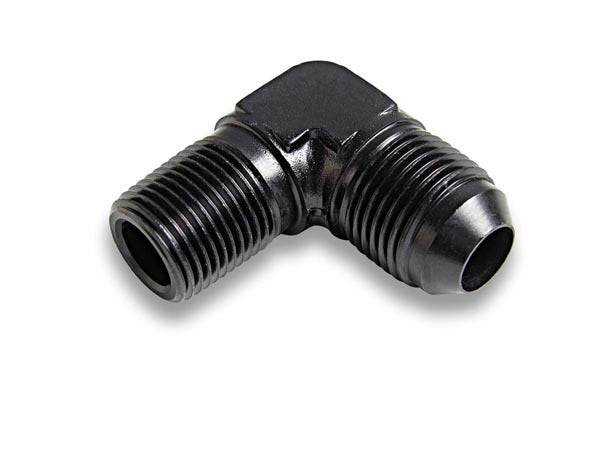 #4 Male to 1/8in NPT 90 Deg Ano-Tuff Adapter - AT982204ERL