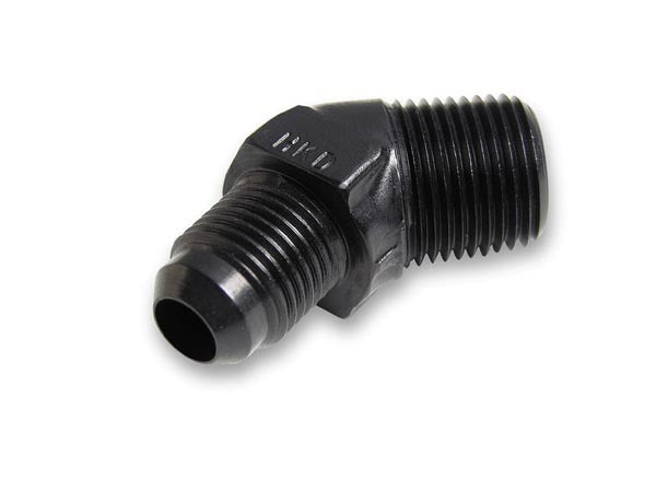 #6 Male to 3/8in NPT 45 Deg Ano-Tuff Adapter - AT982366ERL