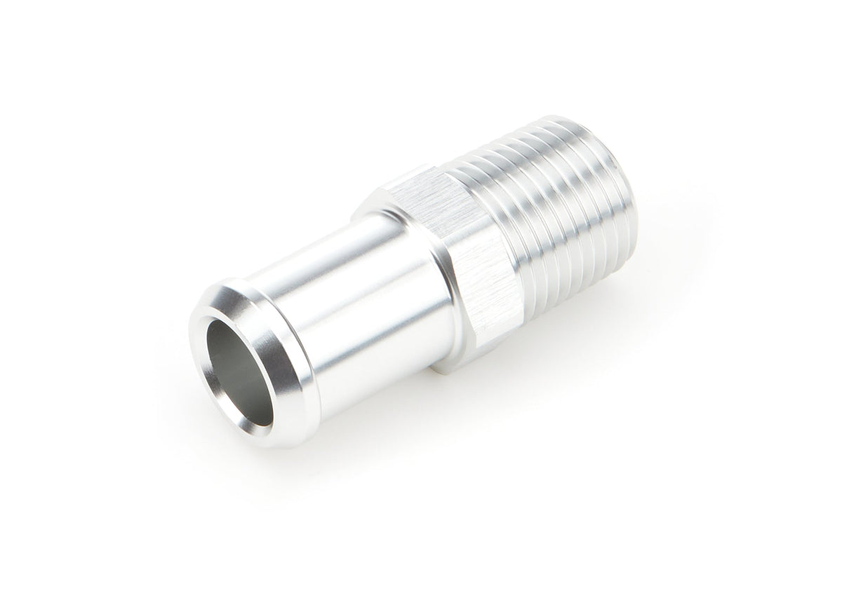 Heater Hose End Fitting Straight with 1/2in NP - 8184