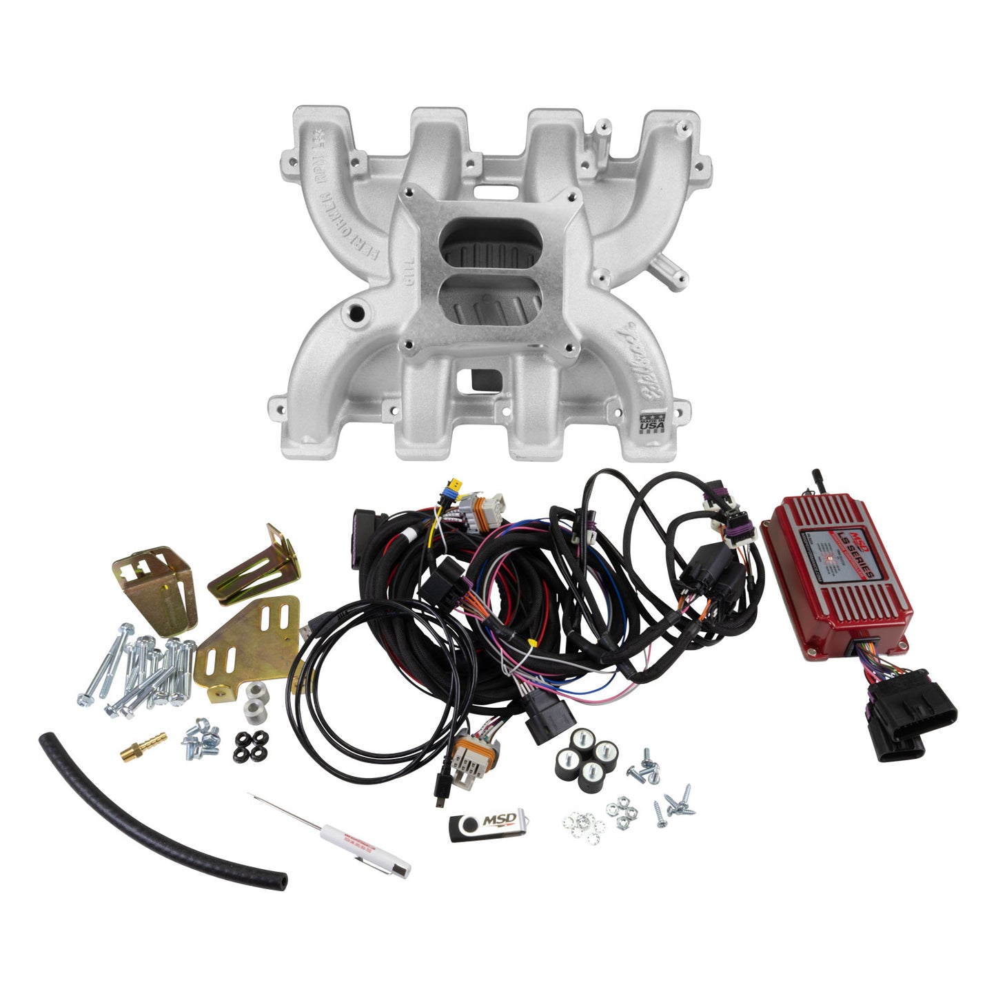 Performer RPM Small Block Chevy LS3 Intake Manifold With Timing Control Module