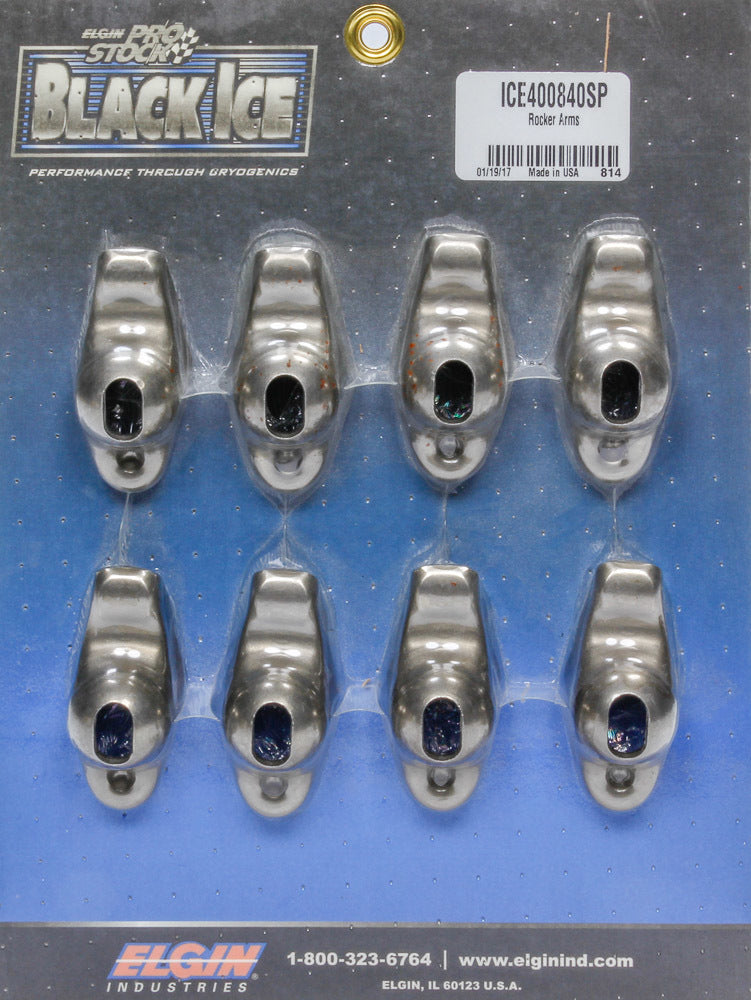 SBC Rocker Arms (8pk) 1.6 Ratio 3/8 Stud - ICE400840SP