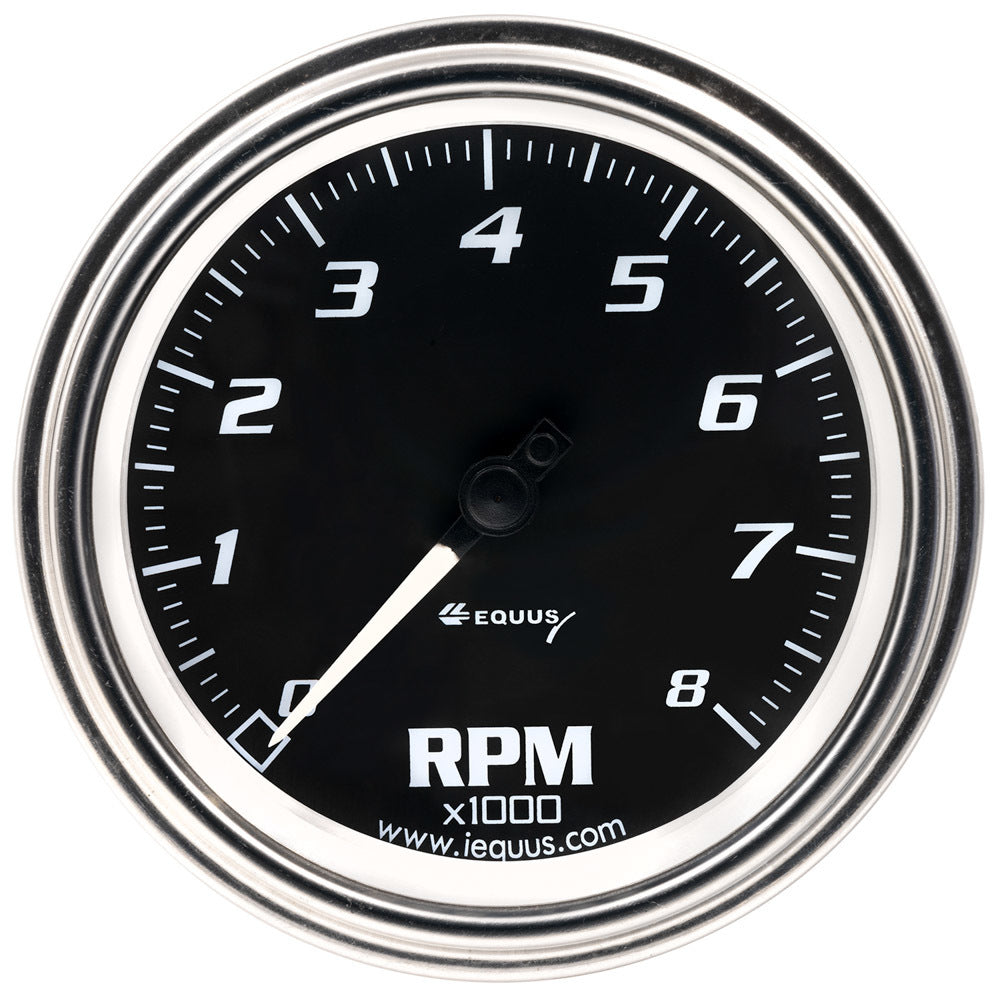 3-3/8IN Chrome Tachometer - E7068