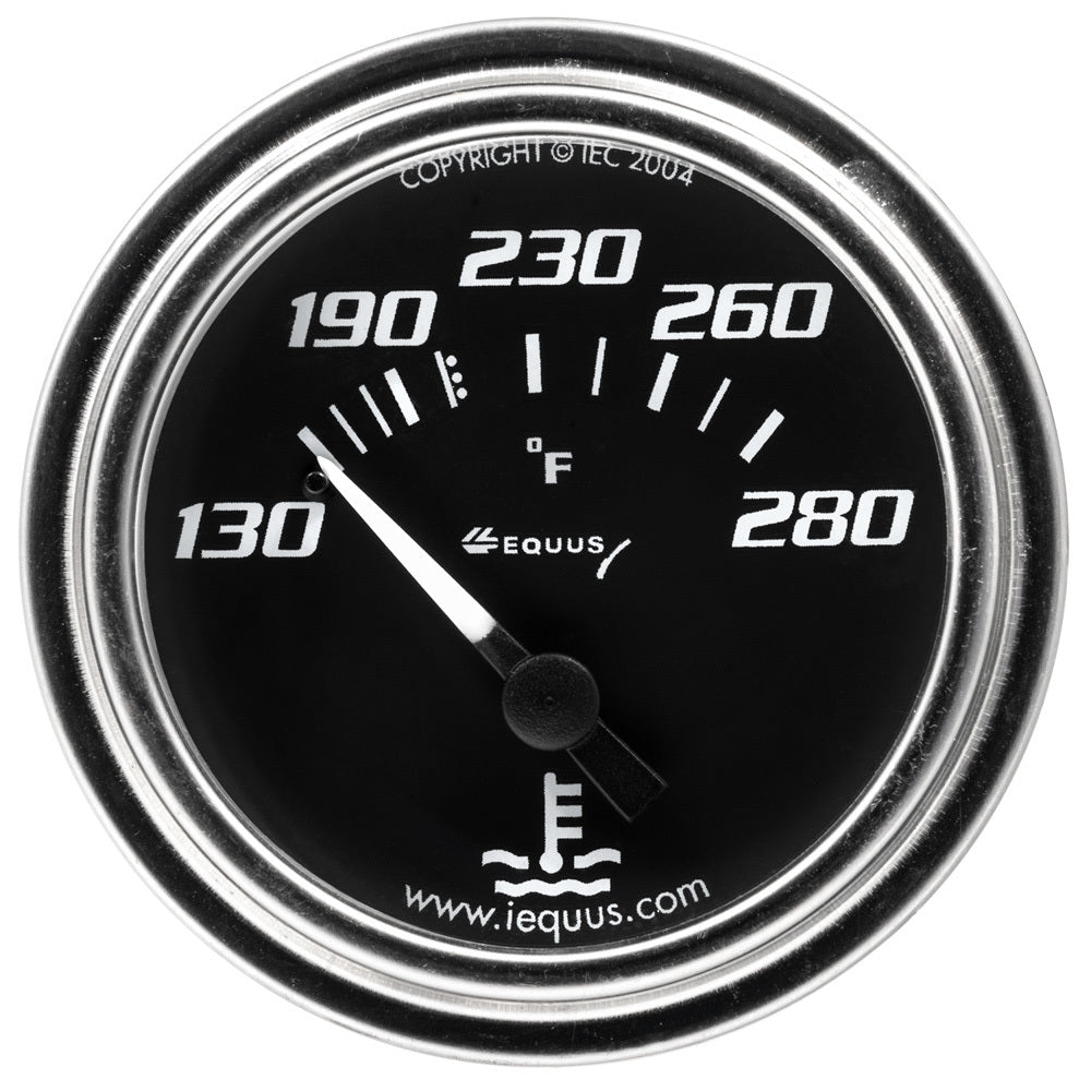 2.0 Dia Water Temp Gauge Chrome 130-280 - E7232