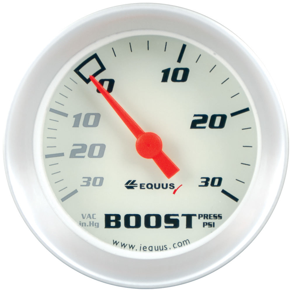 2.0 Dia Vacuum/Boost Gauge Silver 30 HG/30 PS - E8257