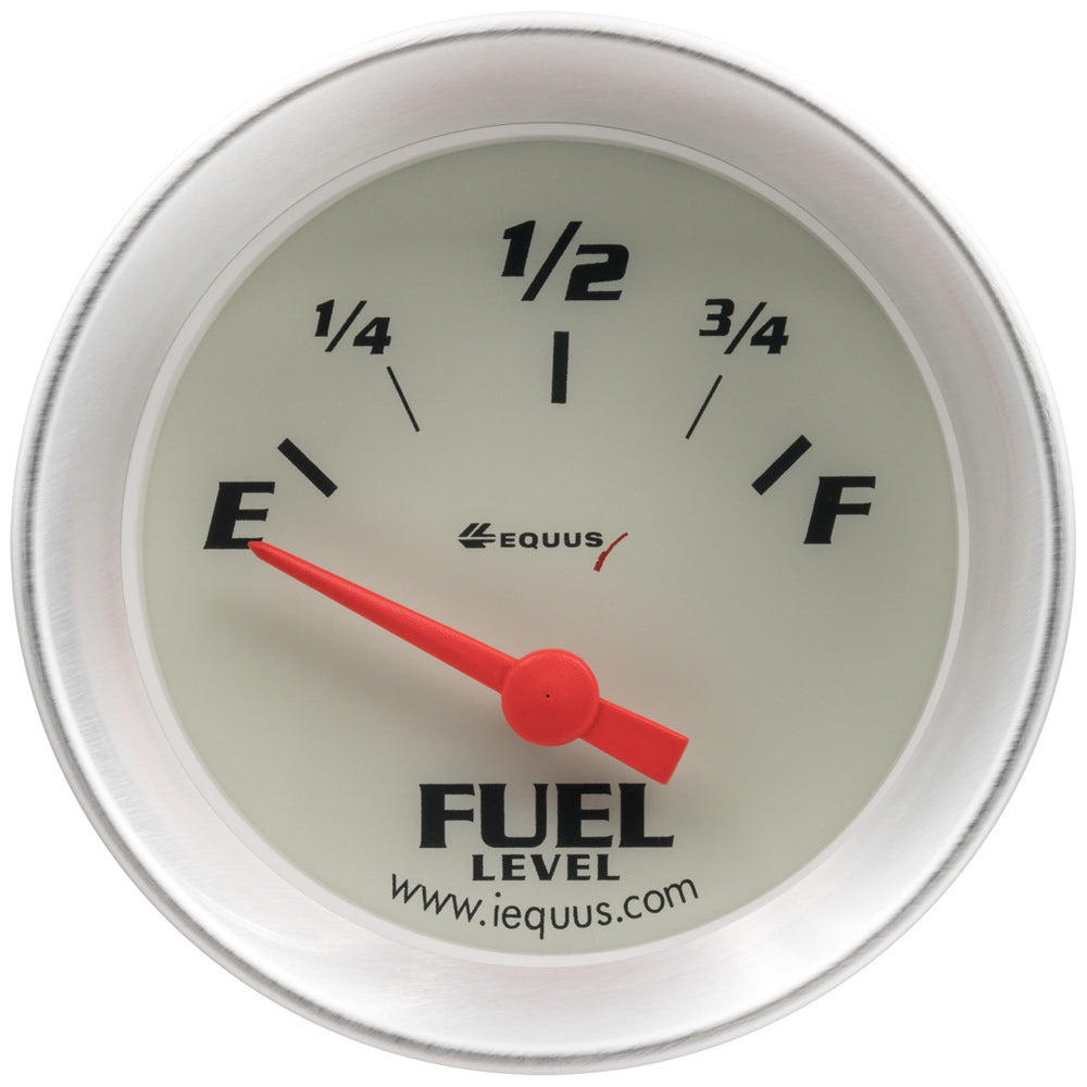 2.0 Dia Fuel Level Gauge Silver - E8362
