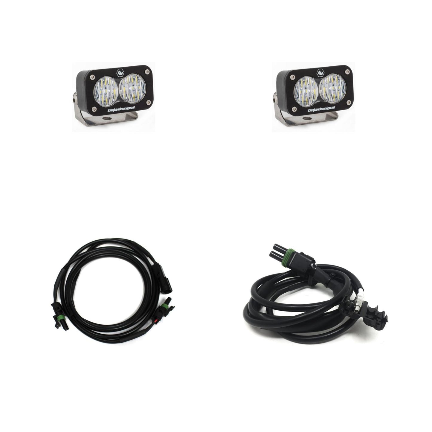S2 Sport Dual Reverse Kit - '20-23 Sierra 2500HD/3500HD (Wide Cornering; Clear)