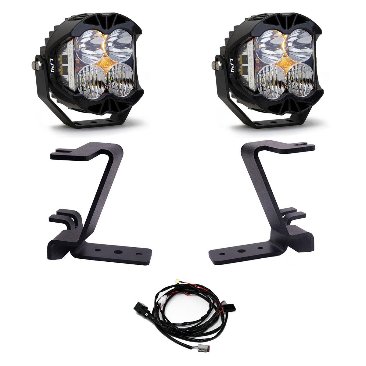 LP4 A-Pillar Kit - 2023-25 Ford F-250/350 Super Duty (Driving/Combo; Clear; Toggle Wiring)