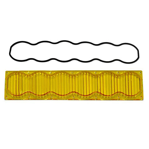 OnX6 Light Bar Lens Kit (10 Inch; Wide Cornering; Baja Amber)