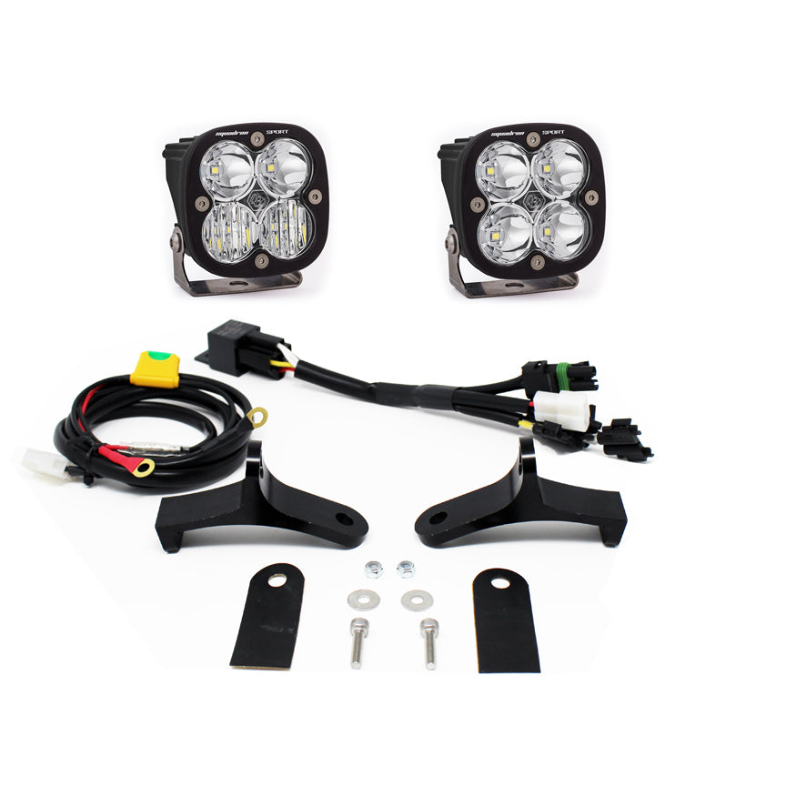 Squadron Sport Side Headlight Kit - '04-11 V-Strom DL650/A; '02-12 V-Strom DL1000 (Driving/Combo; Clear)