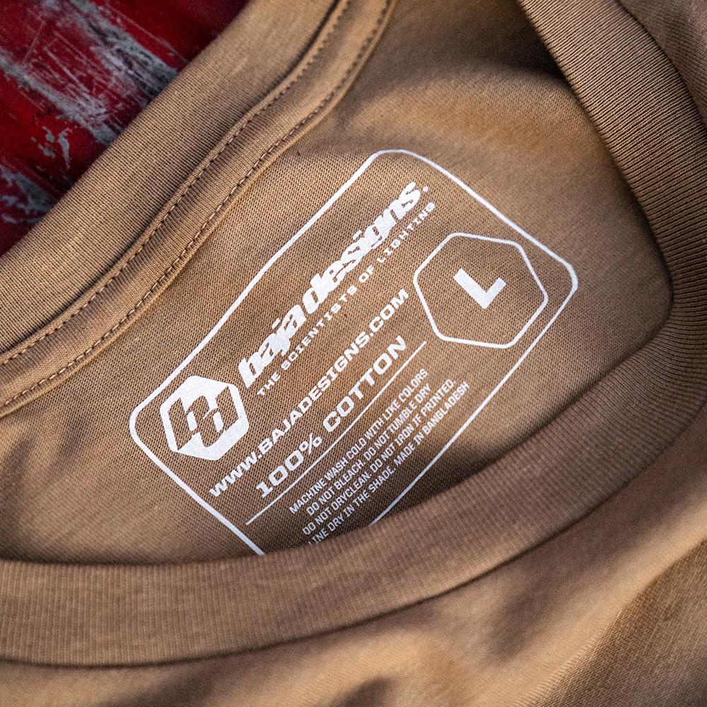 Baja Designs Explorer T-Shirt (Size XXXL; Sand)