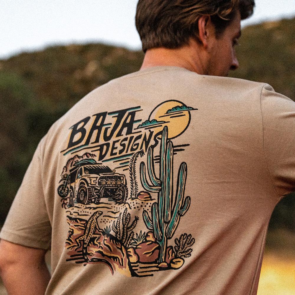 Baja Designs Explorer T-Shirt (Size XXL; Sand)