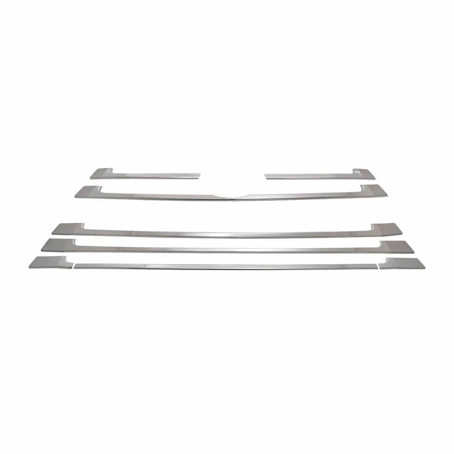 Coast To Coast Grille Insert Overlay Mesh Style 6 Piece Chrome ABS