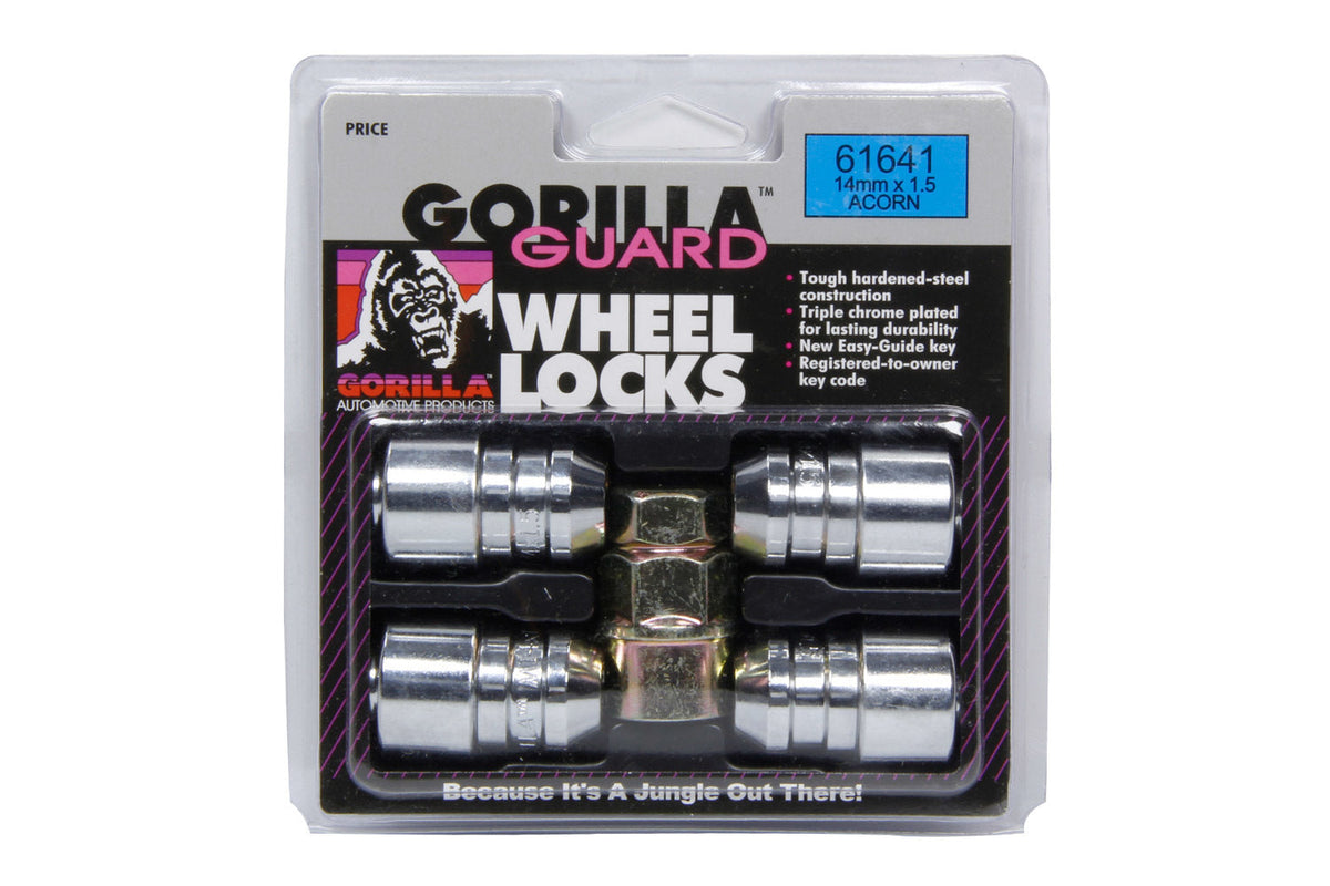 4 Gorilla Guard Locks Acorn 14mm x 1.50 - 61641
