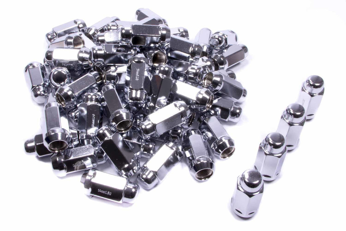 60 Lugnuts 9/16 Acorn Bulge Extra Long - 91198XL