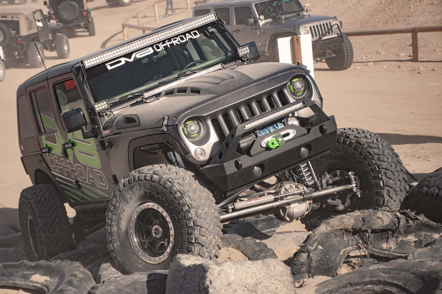 DV8 Offroad Hood - HDMB07-02
