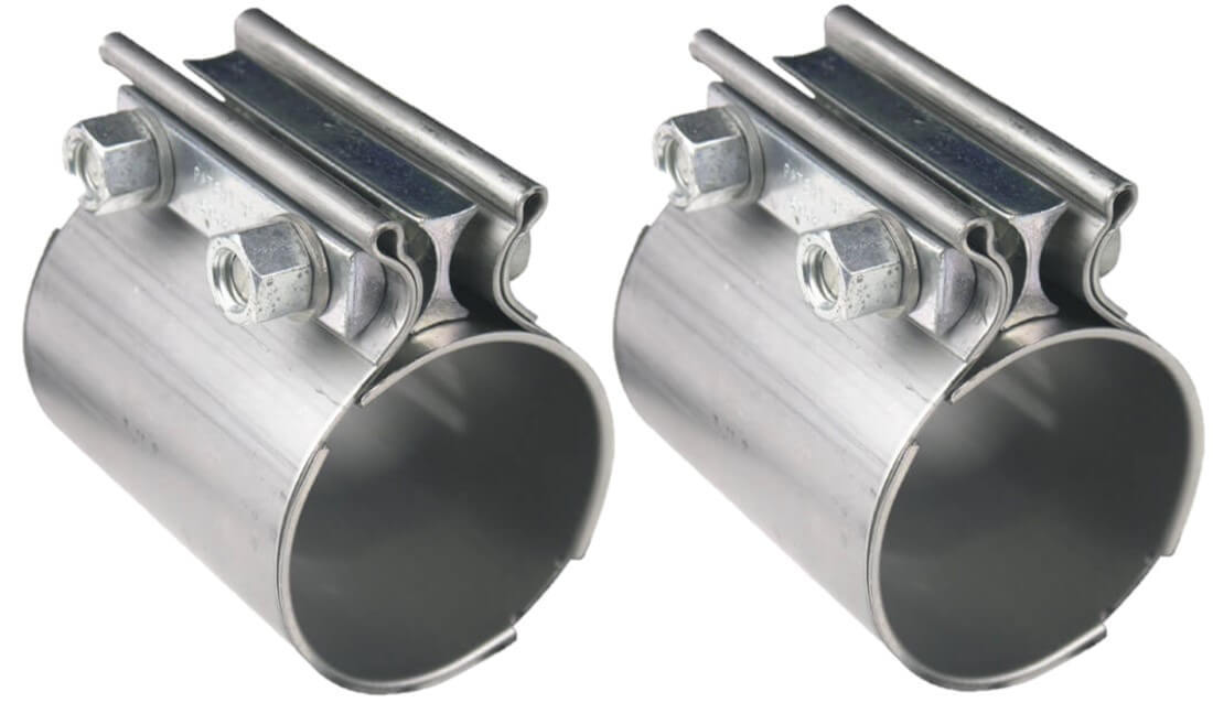 Exhaust Coupler Clamps 2-1/2 SS 2pk - 41172HKR