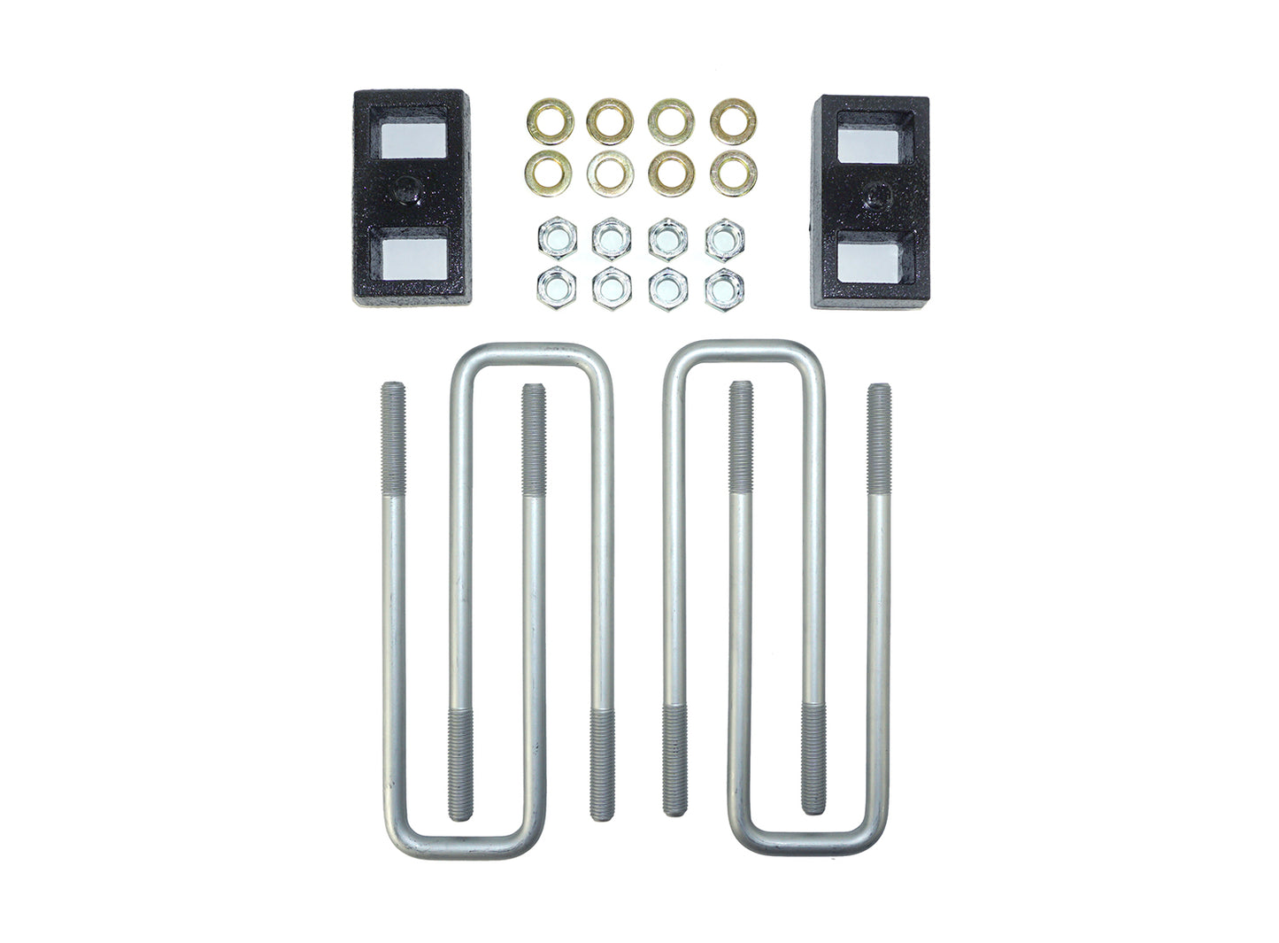 HP10501 2.0" Rear Block Kit For 2011-2025 GM 2500HD/3500HD (2WD/4WD) SRW 8-Lug W/o AUX Springs