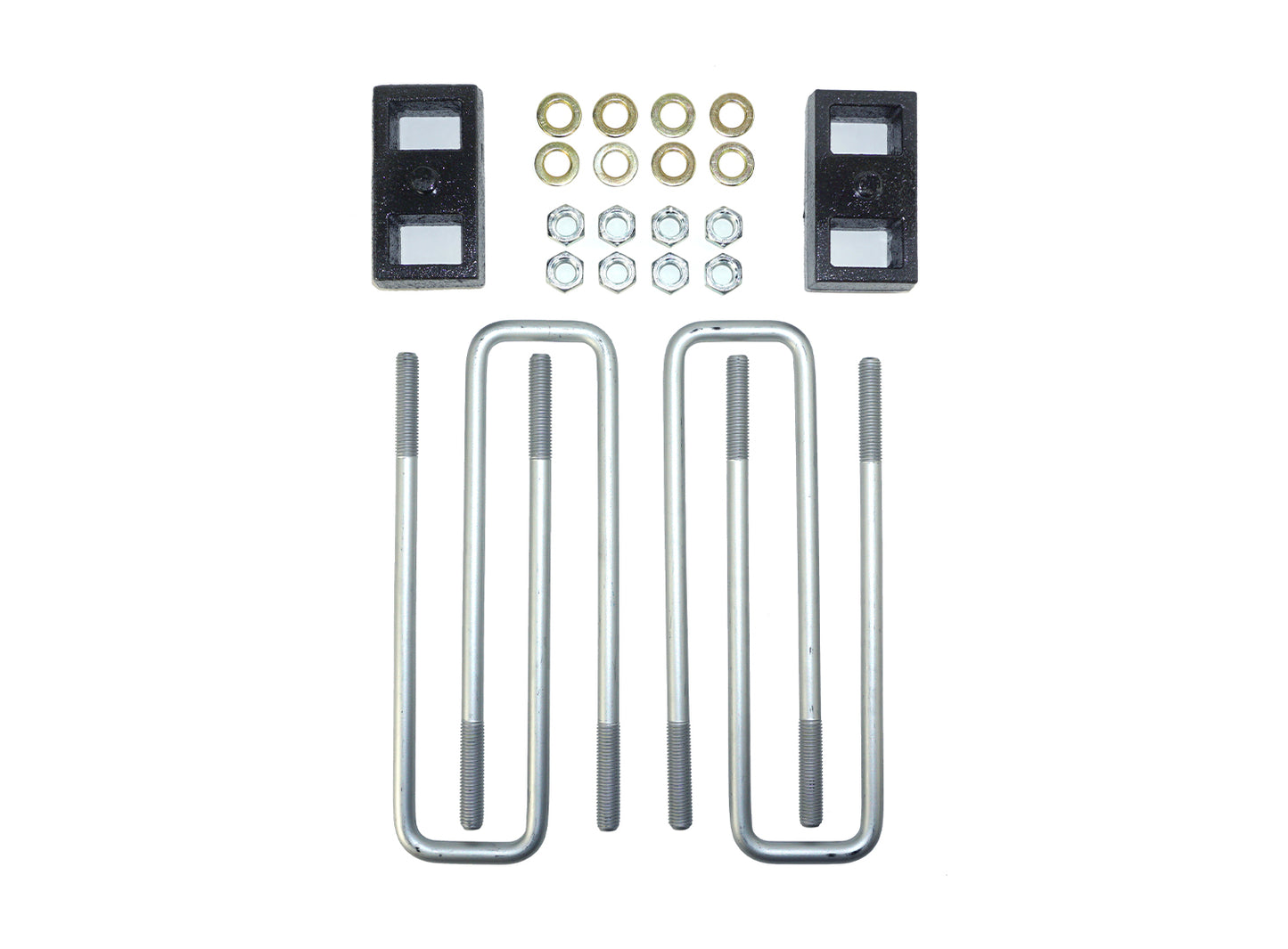 HP10505 2.0" Rear Block Kit For 2011-2025 GM 2500HD/3500HD (2WD/4WD) SRW 8-Lug W/ AUX Springs