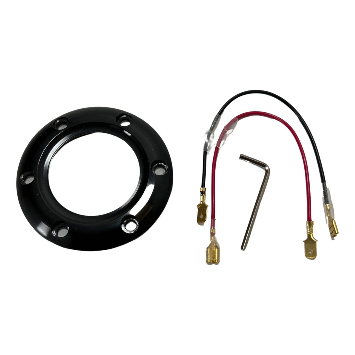 Quadro Flat Racing Steering Wheel + Hub Adapter Boss Kit for Civic, Del Sol, Integra