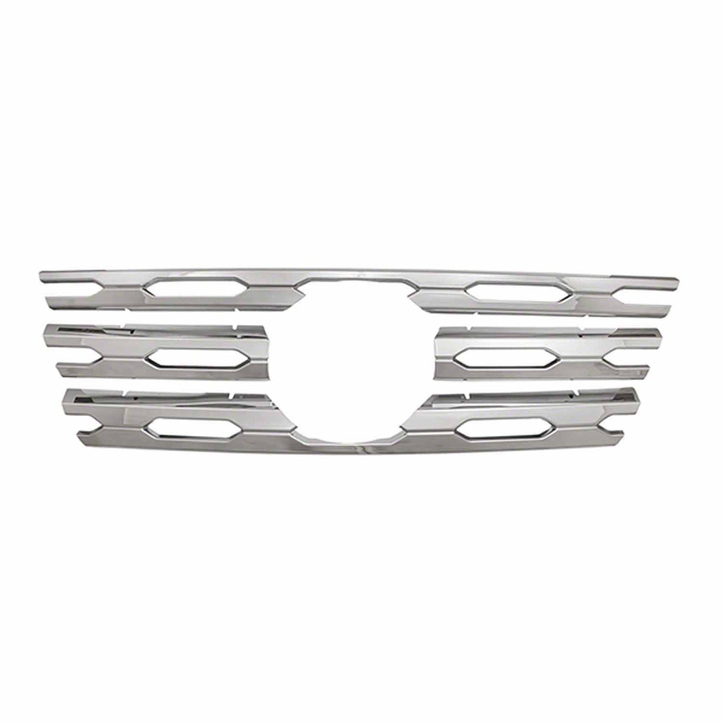 Coast To Coast Grille Insert Overlay 4 Piece Chrome Plated ABS