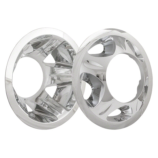 Coast To Coast Wheel Simulator Fits 17 Inch Wheels Chrome ABS Set Of 4