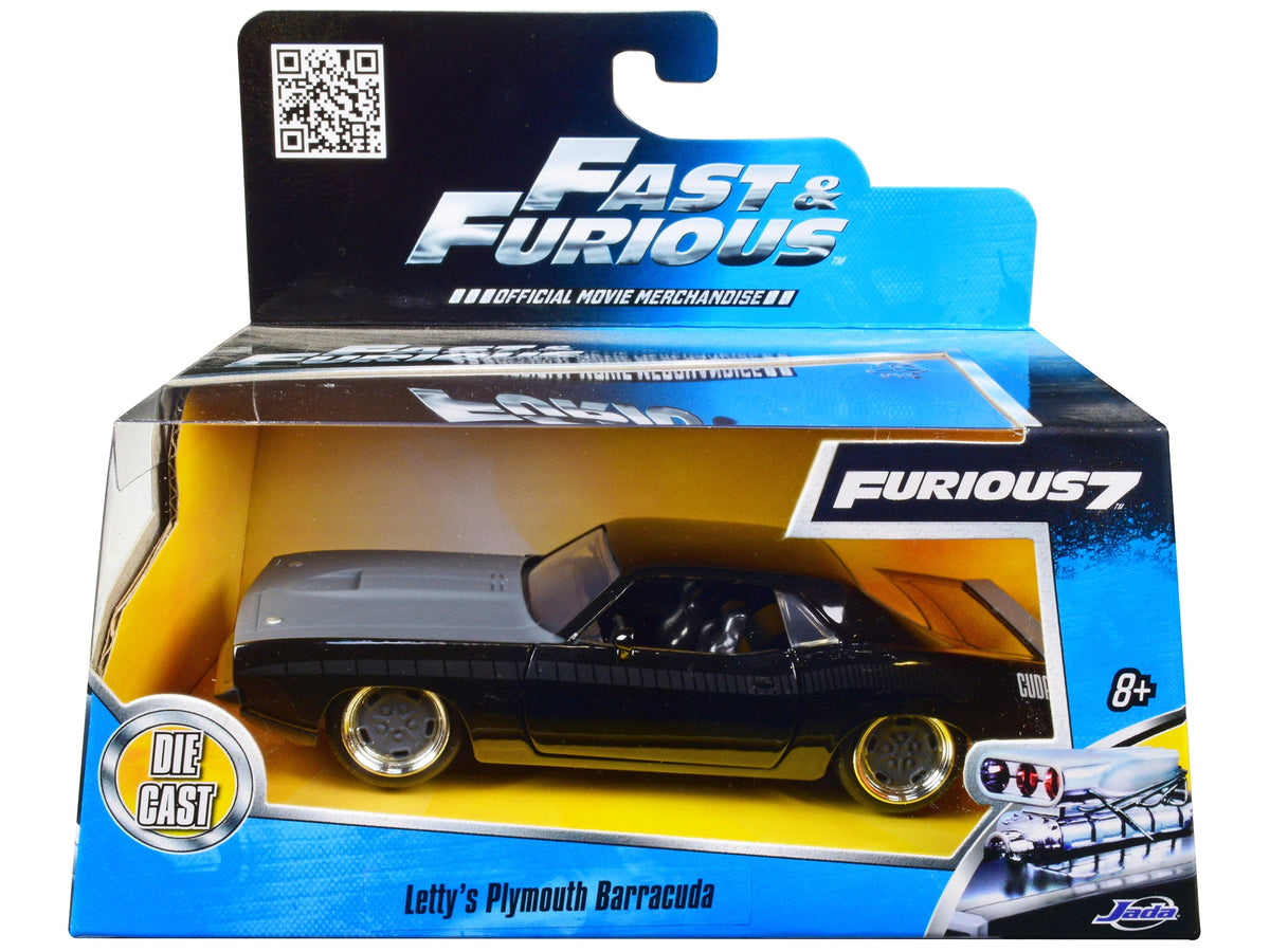 Letty's Plymouth Barracuda "Fast & Furious 7" Movie 1/32 Diecast Model Car by Jada free shipping USA
