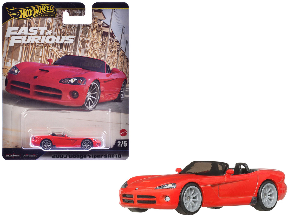2003 Dodge Viper SRT10 Red "The Fast and the Furious: Tokyo Drift" (2006) Movie "Fast & Furious" Series Diecast Model Car by Hot Wheels free shipping USA