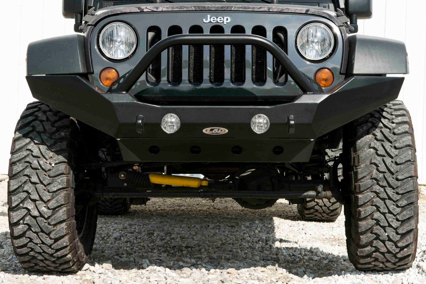 JK Destroyer Full-Width Front Bumper W/ Bull Bar
