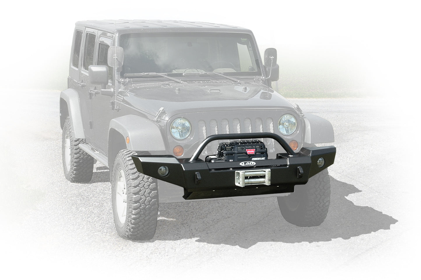 JK Signature Series Full Width Front Bumper W/ Bull Bar