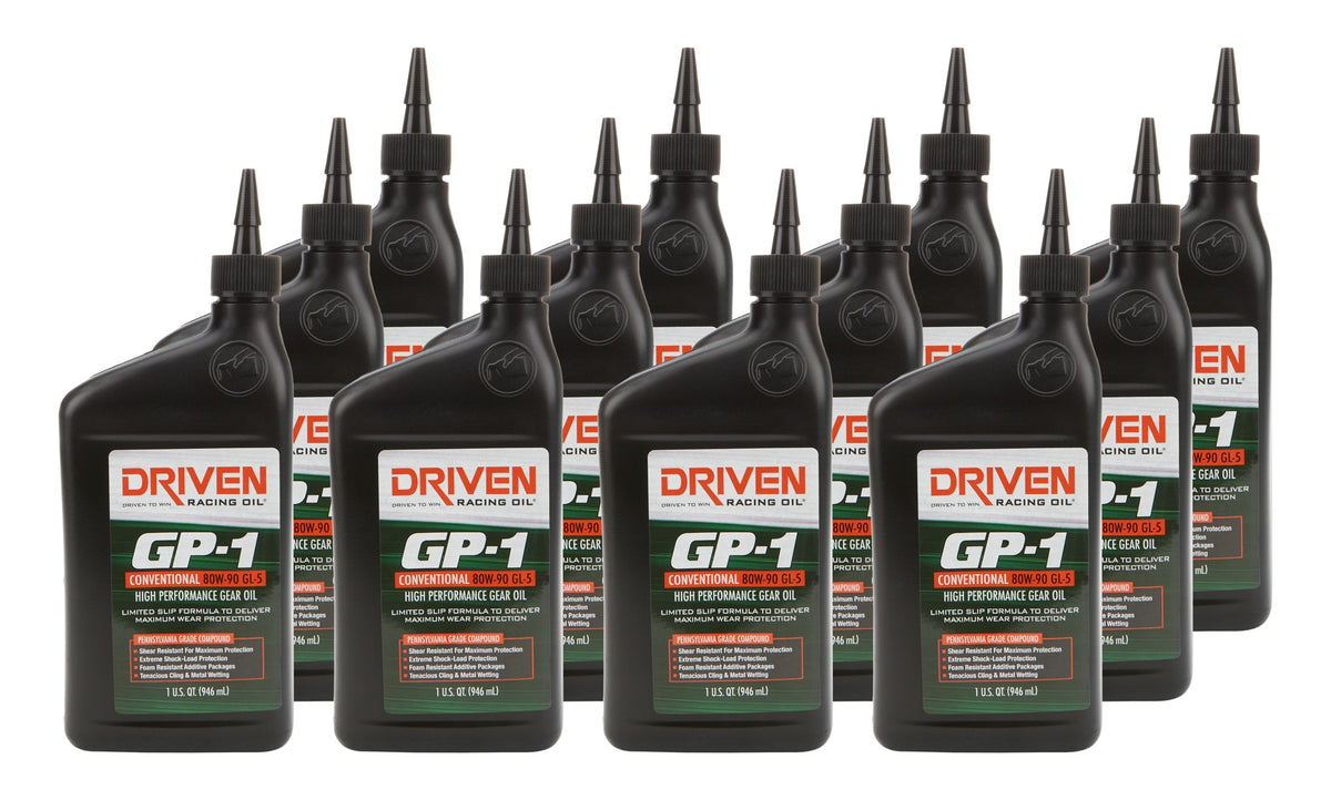 GP-1 80w90 Gear Oil Case 12 x 1 Quart - 1989012