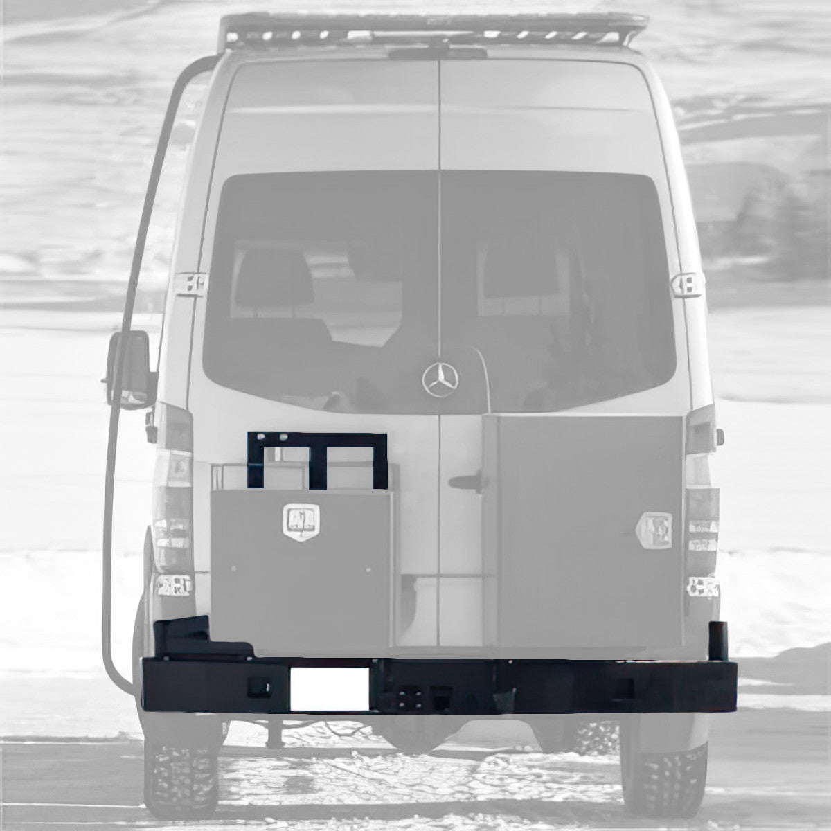 Slimline Rear Bumper - 2007-18 Sprinter (Configuration: With Bike Rack Arm)