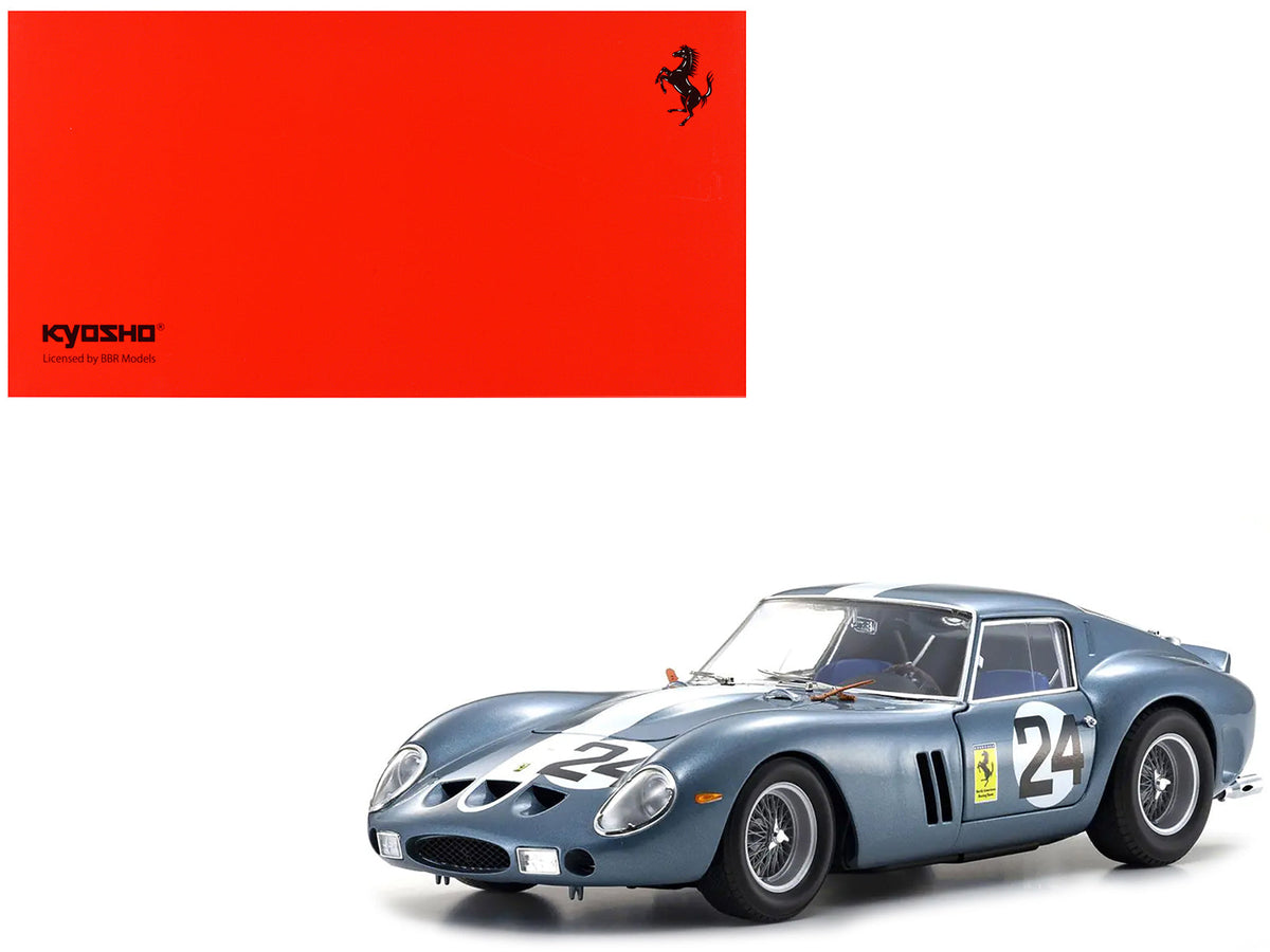Ferrari 250 GTO #24 Phil Hill - Olivier Gendebien 2nd Place "Sebring 12 Hours" (1962) 1/18 Diecast Model Car by Kyosho free shipping USA