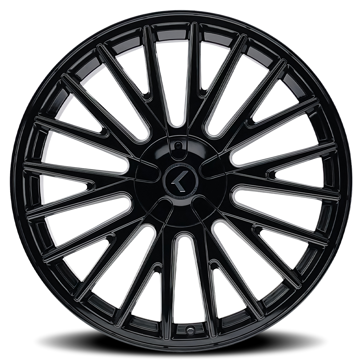 KRAZE DOUBLE DOWN KR185 GLOSS BLACK 22X8.5 5-112/5-114.3 38MM 73MM KR185-22816B38