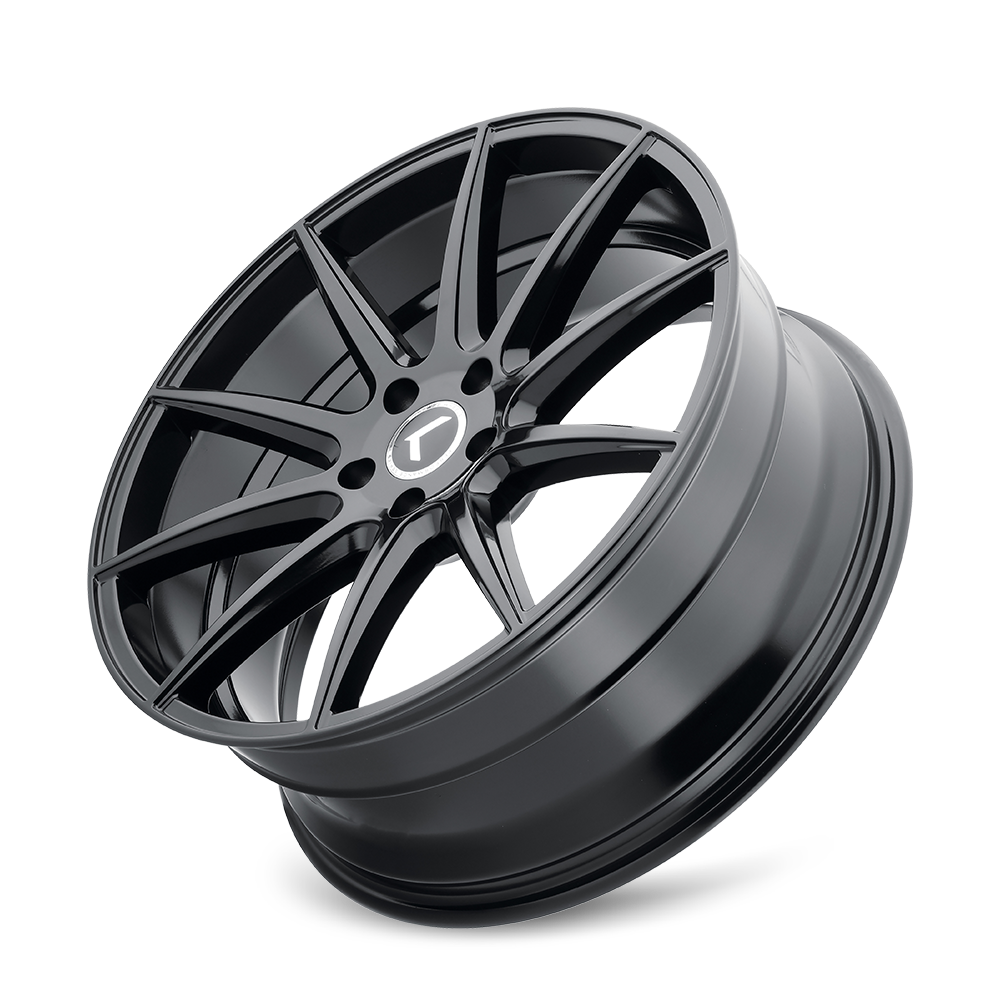 KRAZE COSMOS KR194 GLOSS BLACK 18X8 5-108 40MM 63.5MM KR194-8831GB40