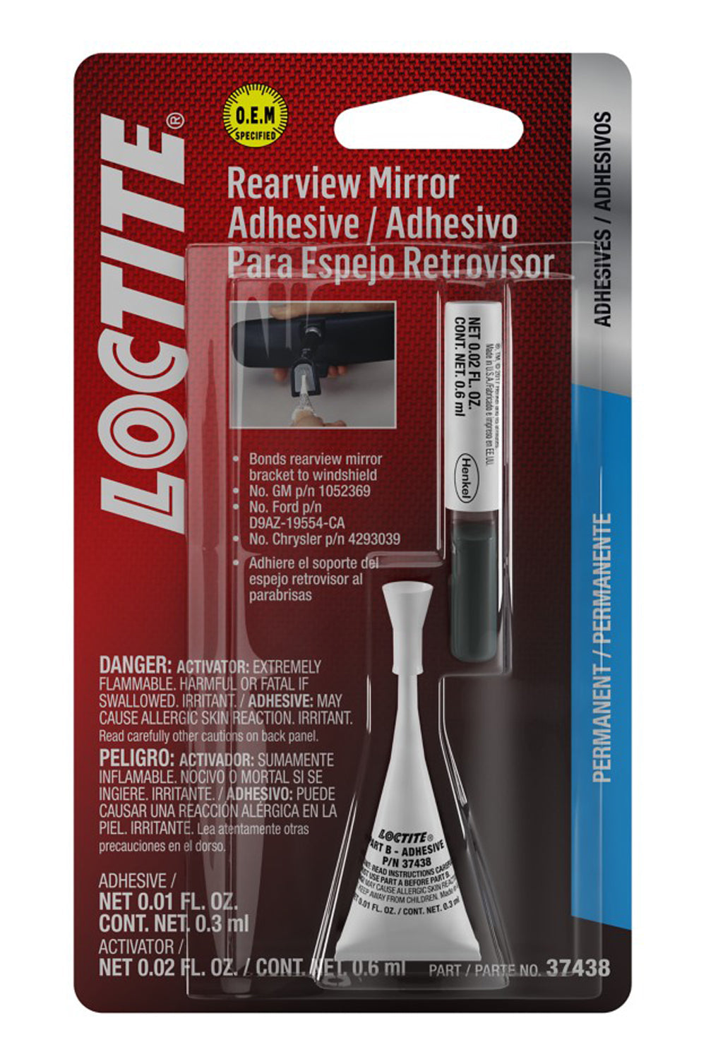 Rearview Mirror Adhesive Kit - 487865