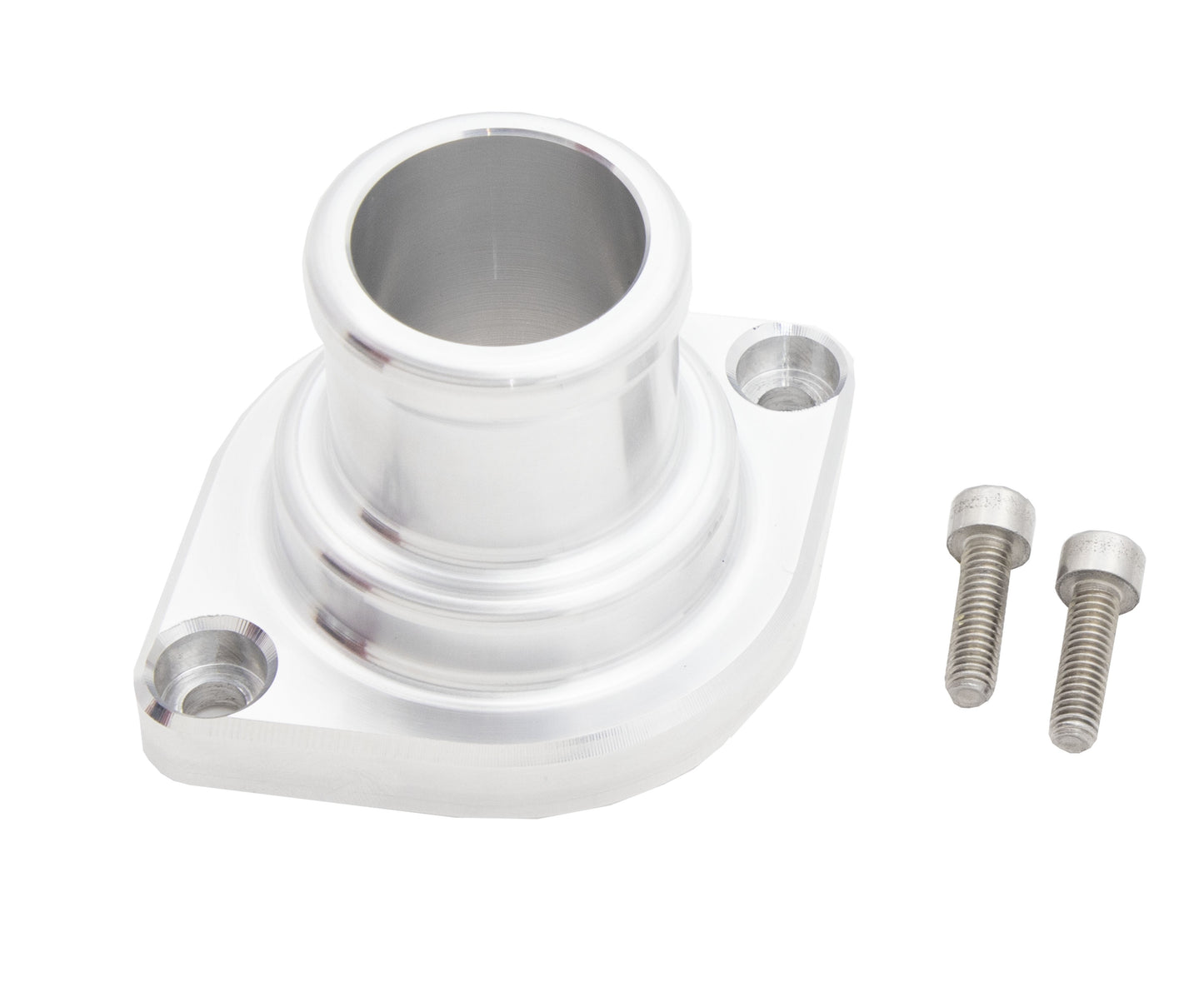 Water Neck Chevy LS Engine Straight One Piece Billet Polished
