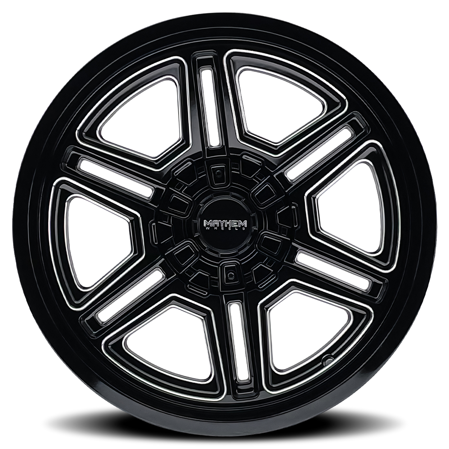 MAYHEM HERMOSA 8117 BLACK MILLED 20X10 8-170 -25MM 125.2MM