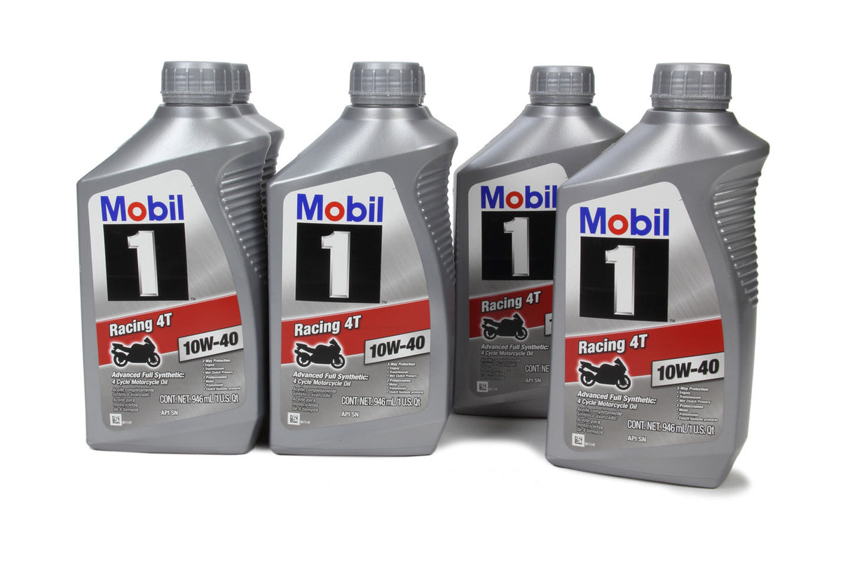 10w40 Motorcycle Oil Case 6x1 Quart - 124245