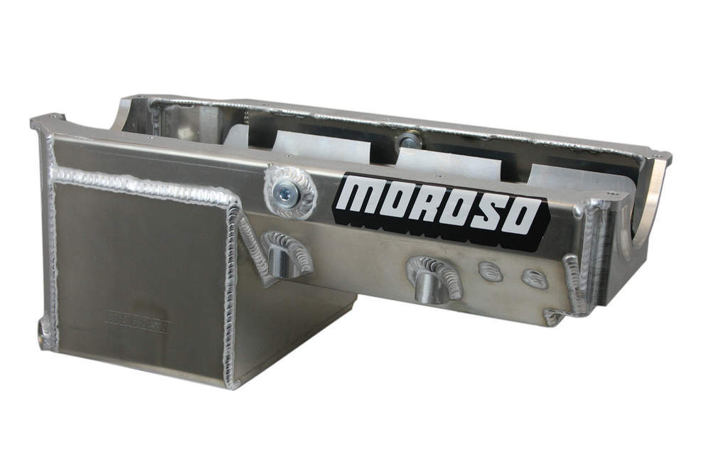 8qt Oil Pan - SBC Drag Race w/2-Piece Rear Main - 21240