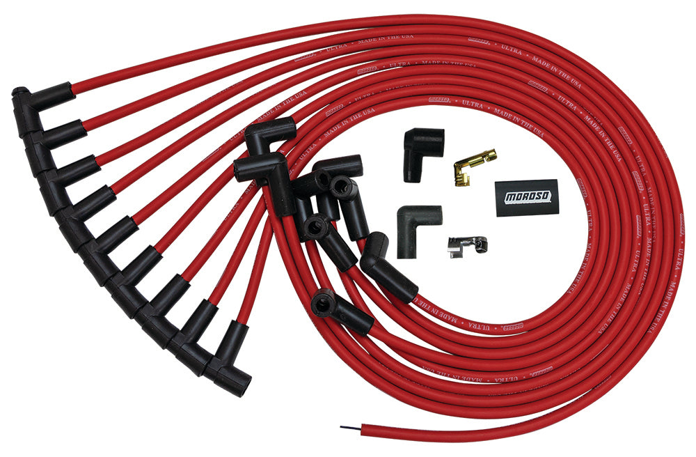 Ultra Plug Wire Set BBC Under V/C Red - 52043
