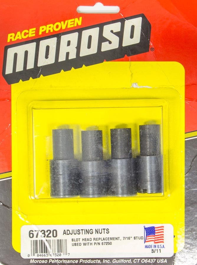 Stud Girdle Adj. Nuts 7/16in 4-Pack - 67320